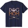 image:imageStar Wars Dog Mom Pet Parent Lightsabers TShirtNavy Blue