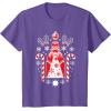 image:imageStar Wars Holiday Darth Vader Christmas Sweater Pattern TShirtPurple Heather