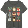 image:imageStar Wars Holiday Icons Ugly Christmas Sweater TShirtAsphalt Grey