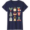 image:imageStar Wars Holiday Icons Ugly Christmas Sweater TShirtNavy Blue