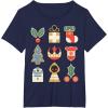 image:imageStar Wars Holiday Icons Ugly Christmas Sweater TShirtNavy Blue