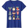 image:imageStar Wars Holiday Icons Ugly Christmas Sweater TShirtRoyal Blue
