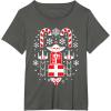 image:imageStar Wars Holiday Jedi Master Yoda Christmas Sweater Pattern TShirtAsphalt Grey