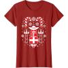 image:imageStar Wars Holiday Jedi Master Yoda Christmas Sweater Pattern TShirtCranberry Red
