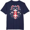 image:imageStar Wars Holiday Jedi Master Yoda Christmas Sweater Pattern TShirtNavy Blue