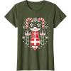 image:imageStar Wars Holiday Jedi Master Yoda Christmas Sweater Pattern TShirtOlive Green