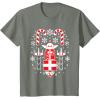 image:imageStar Wars Holiday Jedi Master Yoda Christmas Sweater Pattern TShirtOlive Heather