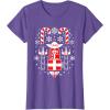 image:imageStar Wars Holiday Jedi Master Yoda Christmas Sweater Pattern TShirtPurple Heather