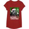 image:imageStar Wars I Am Your Father Christmas Graphic TShirt TShirtCranberry Red