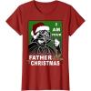 image:imageStar Wars I Am Your Father Christmas Graphic TShirt TShirtCranberry Red