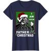 image:imageStar Wars I Am Your Father Christmas Graphic TShirt TShirtNavy Blue