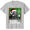 image:imageStar Wars I Am Your Father Christmas Graphic TShirt TShirtSilver Grey