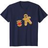image:imageStar Wars Mandalorian amp Grogu Christmas Gingerbread Cookies TShirtNavy Blue