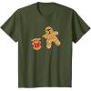 image:imageStar Wars Mandalorian amp Grogu Christmas Gingerbread Cookies TShirtOlive Green