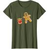 image:imageStar Wars Mandalorian amp Grogu Christmas Gingerbread Cookies TShirtOlive Green