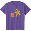 image:imageStar Wars Mandalorian amp Grogu Christmas Gingerbread Cookies TShirtPurple Heather