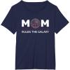 image:imageStar Wars Mom Rules the Galaxy Family Birthday Mothers Day TShirtNavy Blue