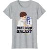 image:imageStar Wars Princess Leia Mothers Day Best Mom In The Galaxy TShirtHeather Grey