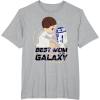 image:imageStar Wars Princess Leia Mothers Day Best Mom In The Galaxy TShirtHeather Grey