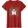image:imageStar Wars R2D2 Merry Christmas TShirtCranberry Red