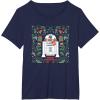 image:imageStar Wars R2D2 Merry Christmas TShirtNavy Blue