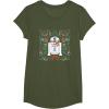 image:imageStar Wars R2D2 Merry Christmas TShirtOlive Green
