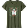 image:imageStar Wars R2D2 Merry Christmas TShirtOlive Green