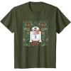 image:imageStar Wars R2D2 Merry Christmas TShirtOlive Green
