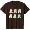 image:imageStar Wars R2D2 Pastel Easter Egg Decorated Droids TShirtBrown