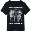 image:imageStar Wars Santa Vader Party When I Walk In Christmas TShirt TShirtBlack