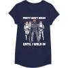 image:imageStar Wars Santa Vader Party When I Walk In Christmas TShirt TShirtNavy Blue