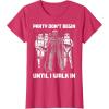 image:imageStar Wars Santa Vader Party When I Walk In Christmas TShirt TShirtRed Heather