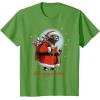 image:imageStar Wars Santa Yoda Merry You Will Be TShirtGrass Green