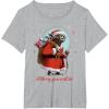 image:imageStar Wars Santa Yoda Merry You Will Be TShirtHeather Grey
