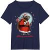 image:imageStar Wars Santa Yoda Merry You Will Be TShirtNavy Blue
