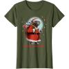 image:imageStar Wars Santa Yoda Merry You Will Be TShirtOlive Green