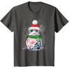 image:imageStar Wars Stormtrooper Up to Snow Good Funny Holiday TShirtAsphalt Grey