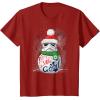 image:imageStar Wars Stormtrooper Up to Snow Good Funny Holiday TShirtCranberry Red