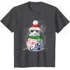 image:imageStar Wars Stormtrooper Up to Snow Good Funny Holiday TShirtDark Heather Grey