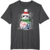 image:imageStar Wars Stormtrooper Up to Snow Good Funny Holiday TShirtDark Heather Grey