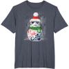 image:imageStar Wars Stormtrooper Up to Snow Good Funny Holiday TShirtHeather Blue