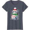 image:imageStar Wars Stormtrooper Up to Snow Good Funny Holiday TShirtHeather Blue