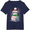 image:imageStar Wars Stormtrooper Up to Snow Good Funny Holiday TShirtNavy Blue