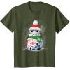 image:imageStar Wars Stormtrooper Up to Snow Good Funny Holiday TShirtOlive Green
