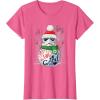image:imageStar Wars Stormtrooper Up to Snow Good Funny Holiday TShirtPink Heather