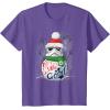 image:imageStar Wars Stormtrooper Up to Snow Good Funny Holiday TShirtPurple Heather