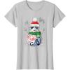 image:imageStar Wars Stormtrooper Up to Snow Good Funny Holiday TShirtSilver Grey