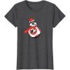 image:imageStar Wars The Force Awakens Christmas BB8 Santa Roll Poster TShirtDark Heather Grey