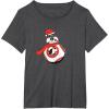 image:imageStar Wars The Force Awakens Christmas BB8 Santa Roll Poster TShirtDark Heather Grey