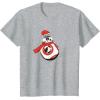image:imageStar Wars The Force Awakens Christmas BB8 Santa Roll Poster TShirtHeather Grey